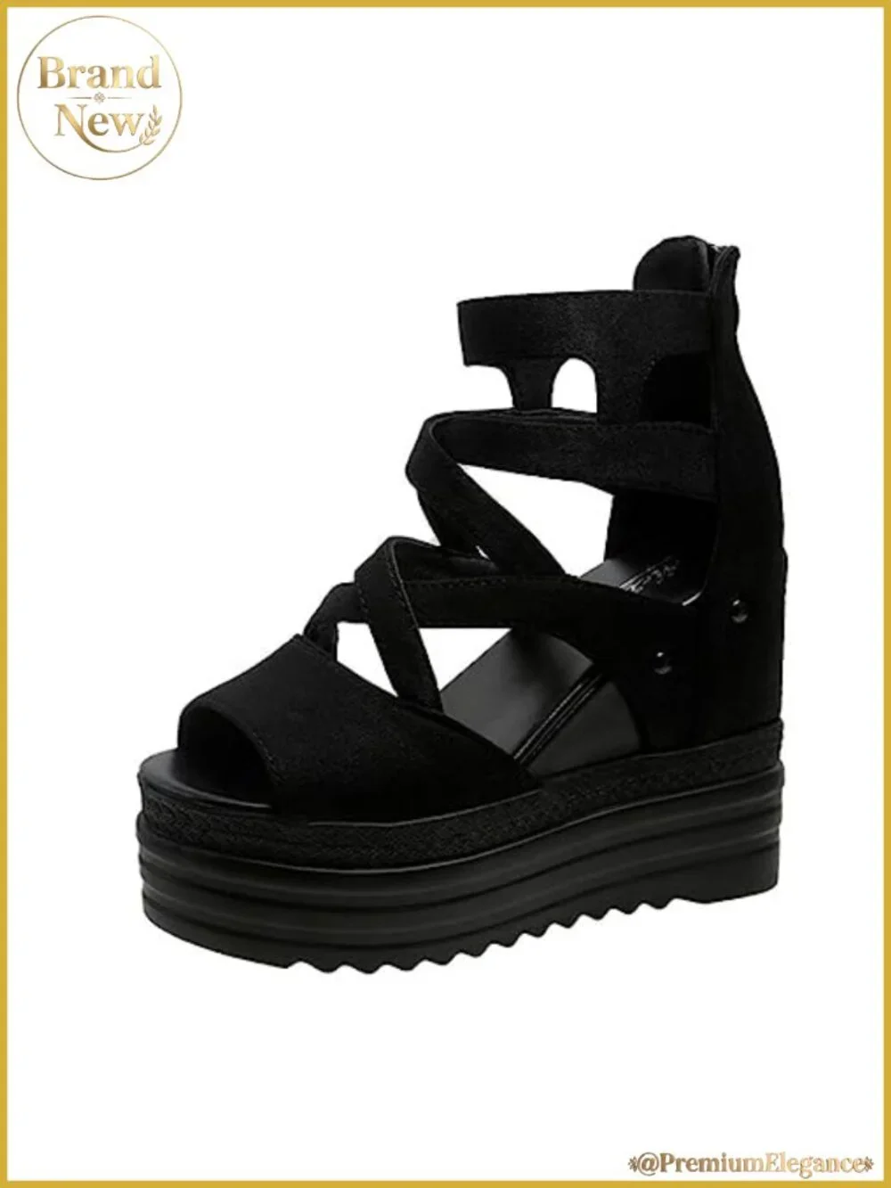 Platform Mary Jane Wedge Sandals Open Toe Ankle Chain Dress Pumps
